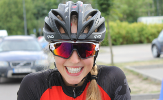 Franka beim Training