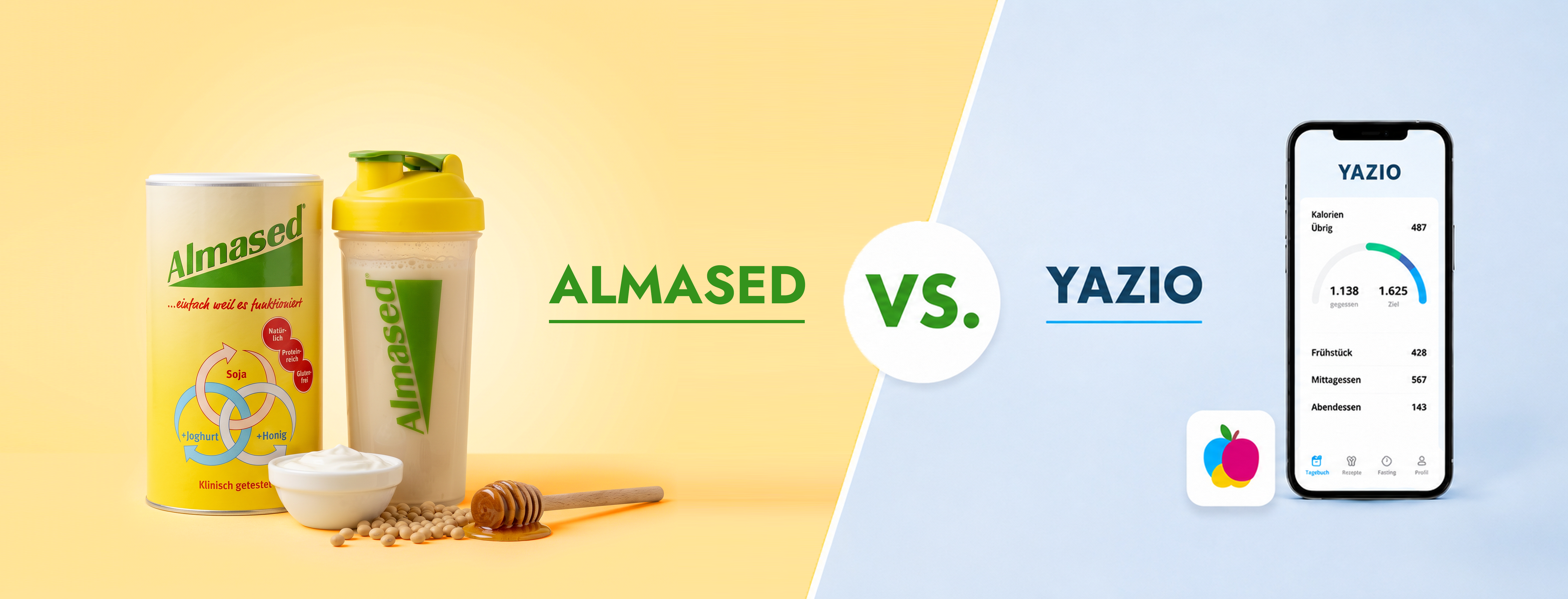 Almased vs Yazio