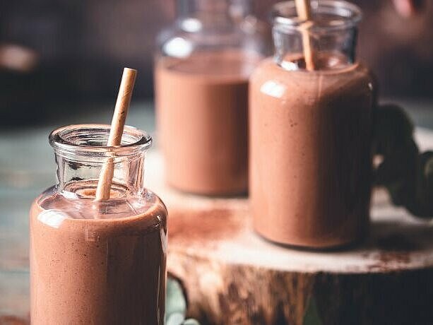 Schoko Erdnuss Shake