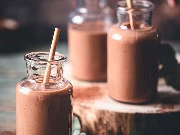 Erdnuss Schoko Shake