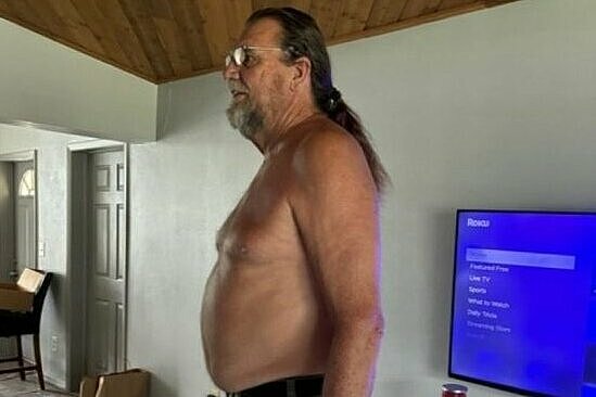 Jeff R. vor der Diät