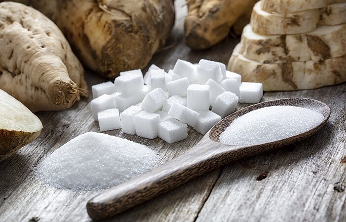 Zucker als Bild für den Kohlenhydrat Stoffwechsel