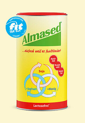 Almased Lactosefrei Dose mit Fit For Fun Siegel